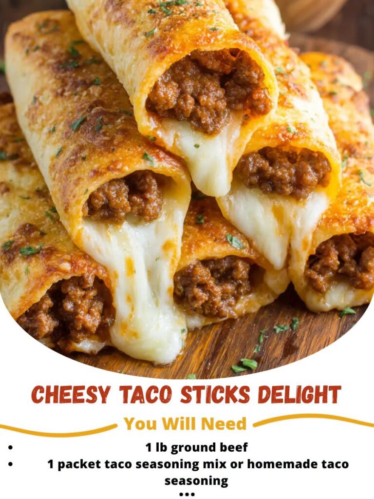  Cheesy Taco Sticks Delight 